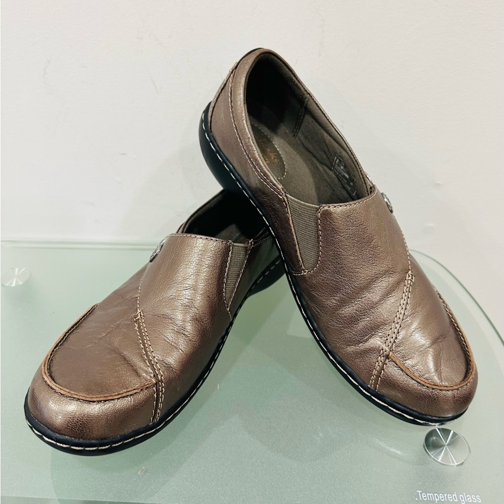 Woman’s Collection By Clark’s Clogs‎ Slip On Shoes 8,5M GOLD METALLIC